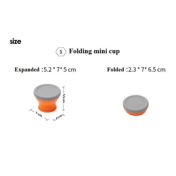 Outdoor Silicone Tableware Set,Silicone folding bowl and portable cutlery set for outdoor picnics and travel