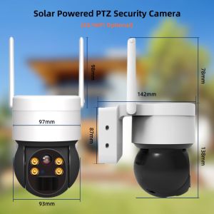 China 4G Battery Security Camera 2K HD 4MP Night Vision Solar Camera PIR Siren on sale