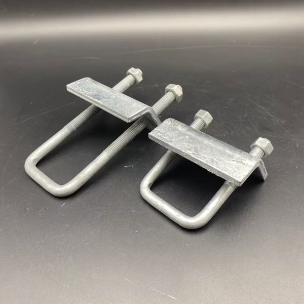 Quality Hot Dip Galvanized Square Head U Bolt Beam Clamps for sale