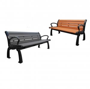 China Waterproof Plastic Wooden Bench ,  Anti Rust Durable Wooden Garden Bench Seat on sale