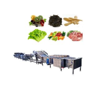 High Pressure Vegetable Bubble Washing Machine For Cleaning