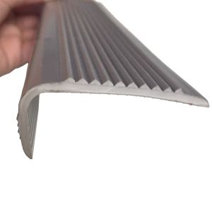 Protective L Shape PVC Rubber Stair Nosing Edge Trim for Slip Resistant Stair