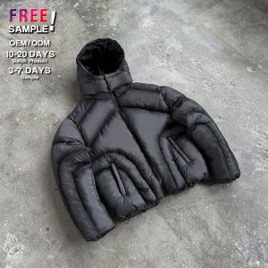 Wholesale OEM Design Winter Bubble Jacket Men'S Down Jackets Winter With Detachable Hat from china suppliers