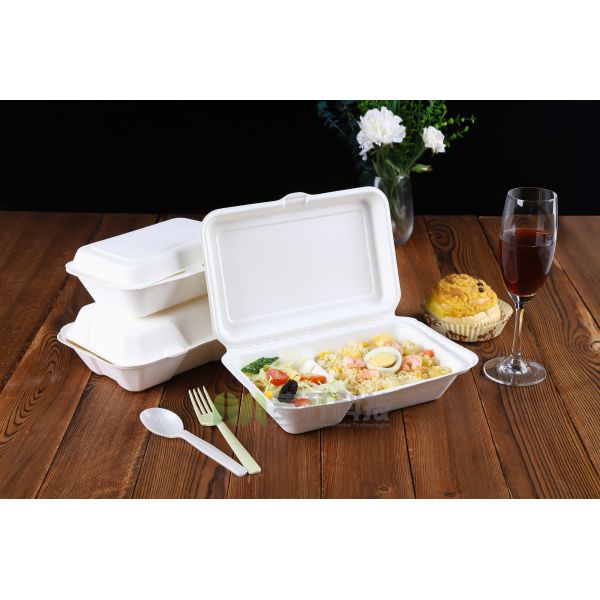 Sugarcane tableware paper burger box