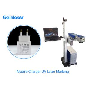Wholesale 5W 0.15mm Flying UV Laser Marking System With Conveyor Belt from china suppliers