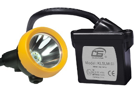 15000lux super bright led rechargeable coal miner torch KL5LM mining hard hat
