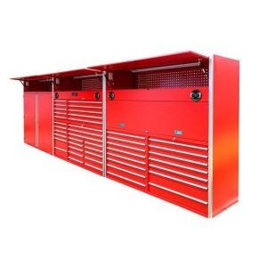 Car Repair Garage Workshop Heavy Duty Metal Drawer Tool Cabinet with Wheels and