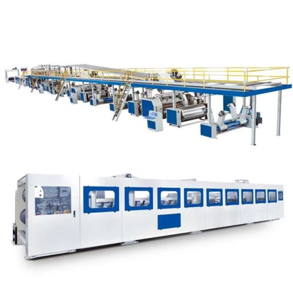 3ply Corrugated Cardboard Carton Box Making Machine with 300mm-9999mm Cutting