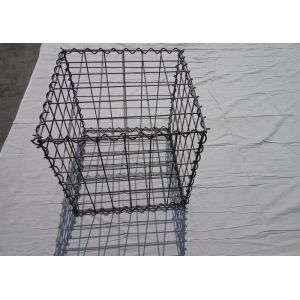 Wire Fabric Welded Mesh Gabions Stone Basket / Heavy Duty Galvanized Gabion Box