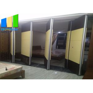Meeting Room MDF Sound Proof Separation Folding Movable Partition Walls