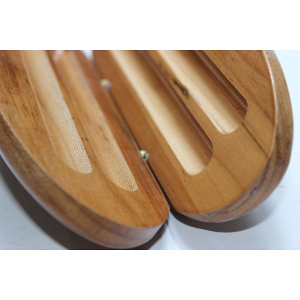 Lacquer Solid Wood Jewelry Box For Necklace Gift Packaging With Lining