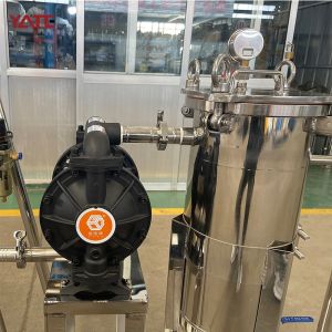 Movable Stainless Steel 304/316 Bag Filter Housing with 0.5 μm Filtration