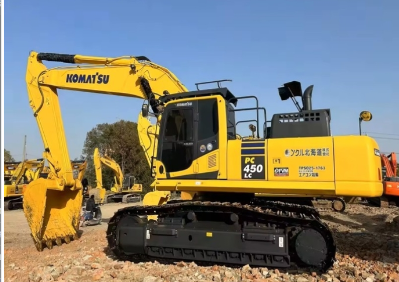 100% Original Japanese Second Hand Komatsu PC450 Used Excavators In Shanghai Yard