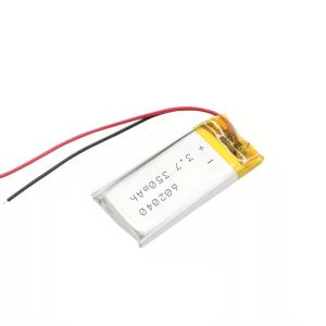 3.7v 500mAh Li Lithium Polymer Battery 0.35A Unrechargable With Wire