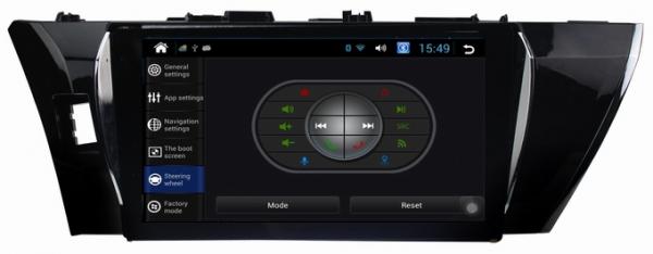 Ouchuangbo android 4.2 Toyota Corolla 2014 stereo navigation radio stereo support 4 core canbus swc