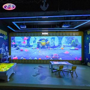 1024*768 Interactive Painting Games LCD Touch Table Remote Control Operation