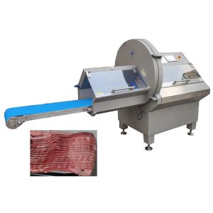 4.4kw Bacon Slicing Machine Salmon Pork Jerky Cutter With Germany Blade