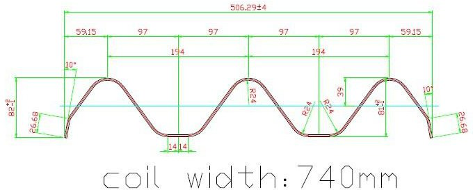 Precise Roll Forming Line Guardrail Machine For Expressway