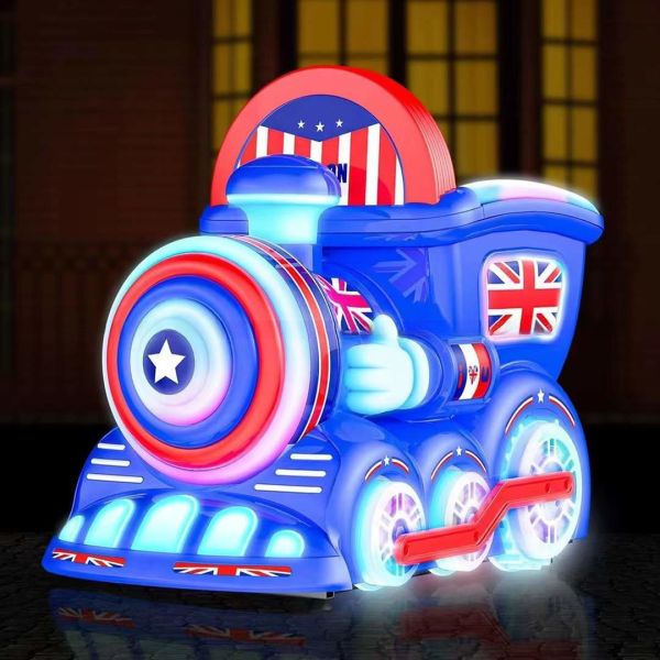 Earn money amusement kids coin operated game machine child british train kiddie