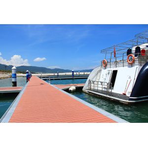 China Customizable Aluminum Floating Docks Floating Platform Pontoon on sale