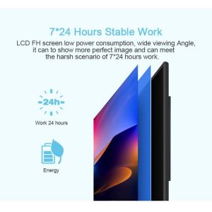 33 Inch IPS Square LCD Panel Screen Wall Mount Advertising