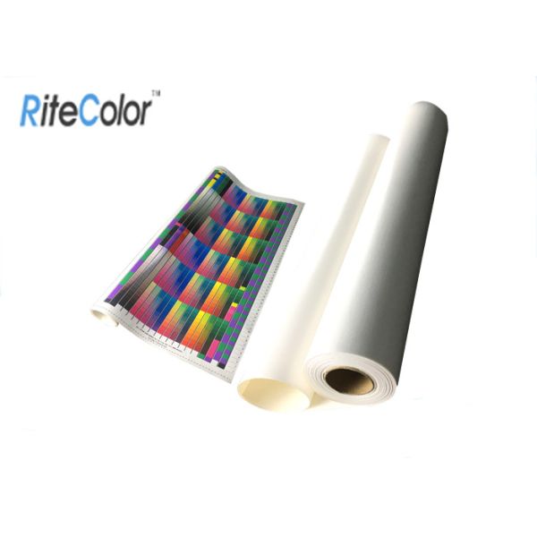 Quality Bright White Glossy Latex Media Digital Printing Polyester Canvas Fabric Roll for sale