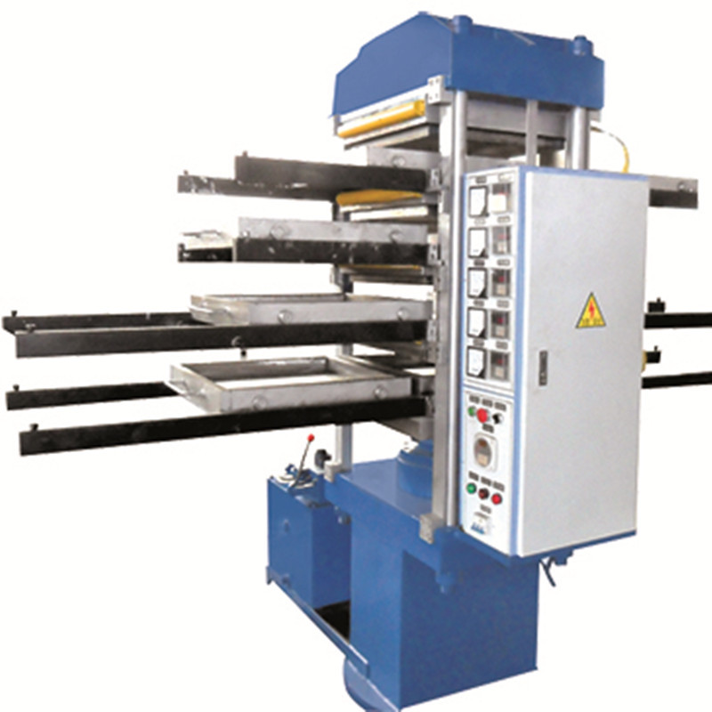 Floor Tile Vulcanizer Rubber Tile Vulcanizing Press Interlock Rubber Tiles Hydraulic Hot Molding Press Machine