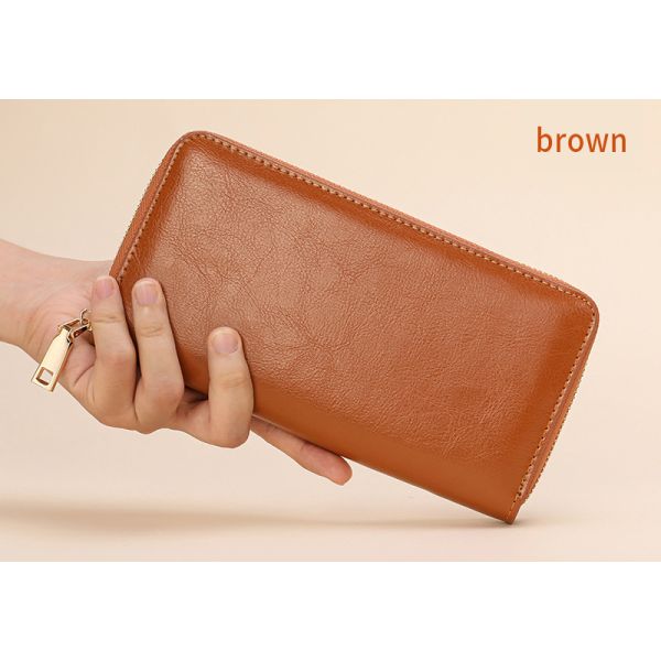 Advantageous Women's Cash Stuffing Wallet with Design and Thread Pattern