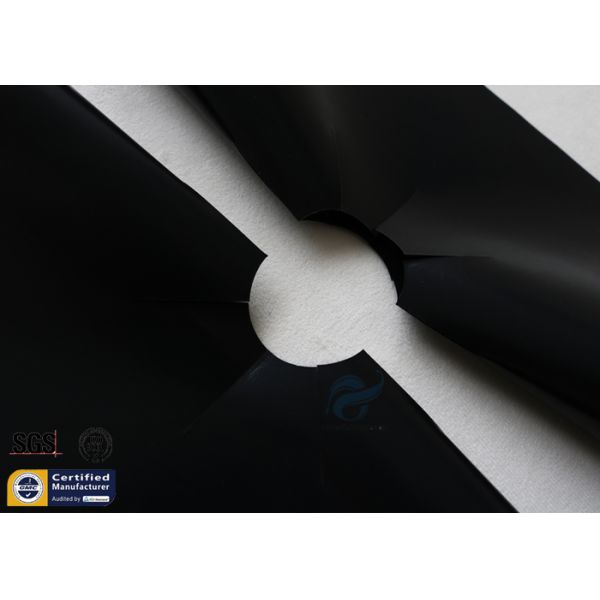 PTFE Coated Fiberglass Fabric 260℃ 10.7"X10.7" Black Stovetop Burner Protector