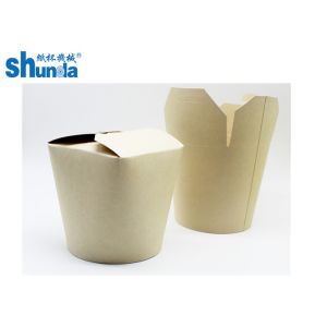 PLA Coated Paper Donner Box For Noodle Packaging with Flexo ink printing