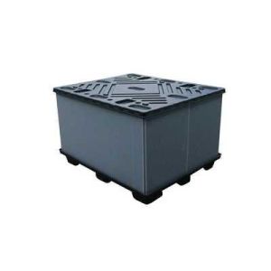 PP Plastic Pallet Bin Corrosion Resistant Collapsible Pallet Crates Recyclable