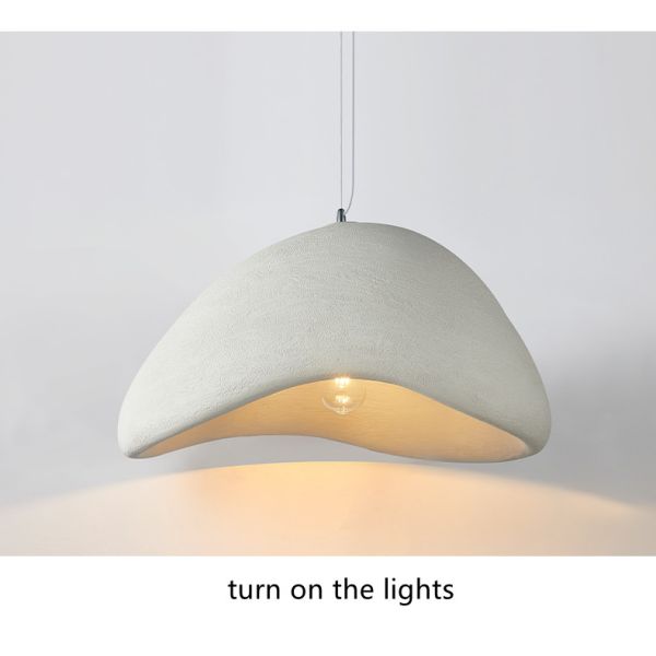 Restaurant Dining Island LED Chandelier Modern Coffee Bar Study Bedroom Lighting Wabi Sabi Pendant Lamp(WH-VP-161)