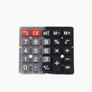 Durable Silicone Rubber Custom Remote Control Keyboard Keys Dust Proof