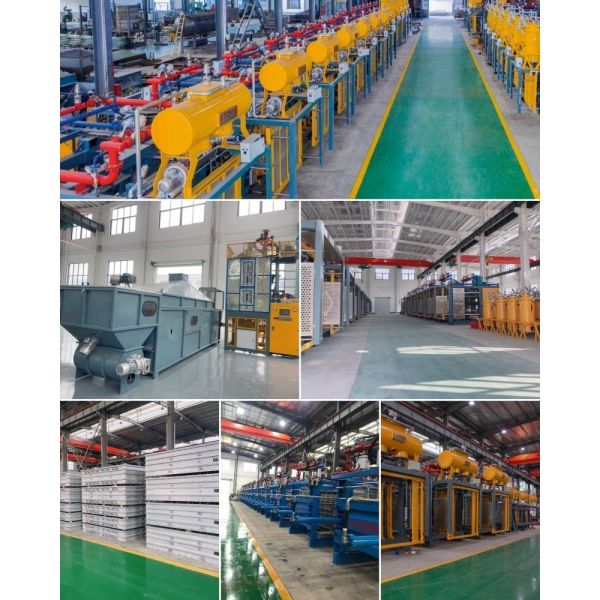 Omron PLC Automatic EPS Expandable Polystyrene Foam Vacuum Forming Block Moulding Machine