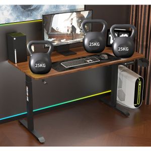 Commercial Furniture Custom Design Wood Standing Desk with Electric Height