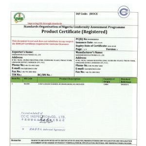 Shenzhen MCD Electronics Co., Ltd. Certifications