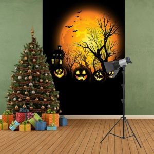 China 95*73cm Halloween Wall Backdrop on sale
