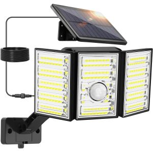 China Split Sensor Waterproof Solar Garden Lights IP65 Motion Sensor Garden Light 6W on sale