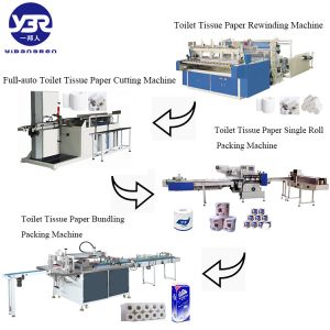 Easy To Use Paper Towel Production Line With Toilet Paper Production Machine