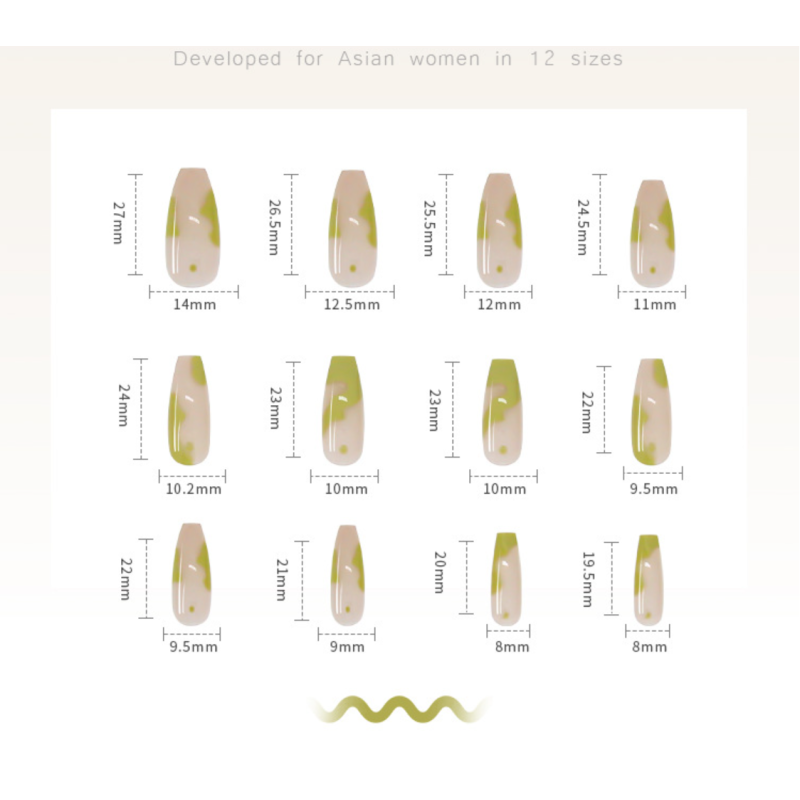 24pcs/box Removable Press On Nails High Quality False Nails Artificial Fingernail For Wholesale