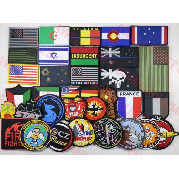 12C Color Washable Round Embroidered Patch For Hat