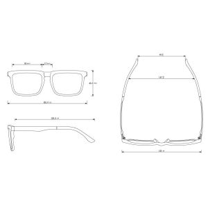 OEM Matte Black Anti Glare Photochromic Glasses Reduce Inflammation