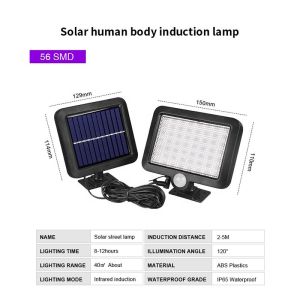 Adjustable Panel Integrated Solar Outdoor Floodlight 25w 40w 60w With Motion