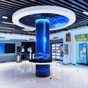 Full Color Curved Flexible LED Display Board With IP31 Certification Pixel Pitch