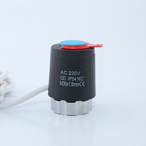 Wax Motor Electrothermal Actuator 220V Electric Manifold Valve Head