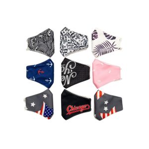 Antibacterial Cute Cotton Fabric 2 Layers Printed Face Mask