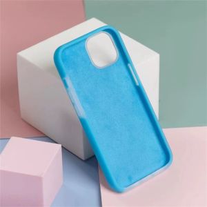 Mobile Shockproof Cell Phone Back Cover Jelly Liquid Silicone Case For Iphone 14