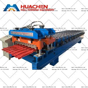 Wholesale Automatic Roof Tile Making Glazed Tile Roll Forming Machine from china suppliers