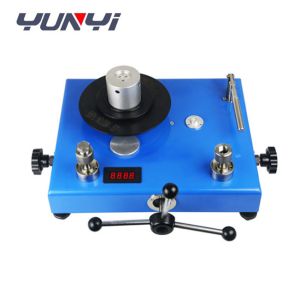 JY Hydraulic Dead Weight Tester Pressure Calibrator With Tungsten Carbide Piston