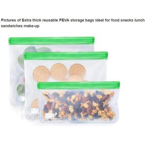 China Reusable BPA Free Food Grade Preservation Storage Silicone Food Fresh Bag,Silicone Plastic Packaging Food Zip Silicon Fr on sale